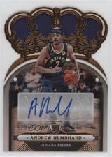 2022-23 Panini Crown Royale Rookie Crown Autographs Andrew Nembhard #RCA-ANH card