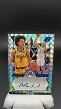 2022-23 Panini Mosaic Collage Autographs Mosaic Andrew Nembhard #CM-NEM card