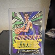 2022 Panini Court Kings Fresh Paint Autographs Andrew Nembhard #FP-ANI card