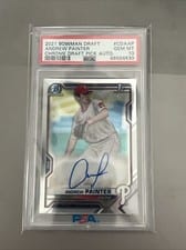2021 Bowman Draft Chrome Draft Autographs Andrew Painter #CDA-AP