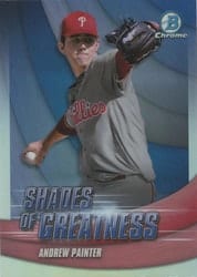 2022 Bowman Chrome Shades of Greatness Andrew Painter #SG-11 card