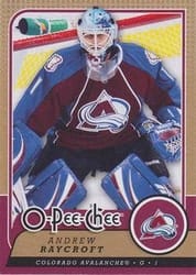 2008-09 O-Pee-Chee Base Set Andrew Raycroft #619 card