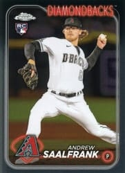 2024 Topps Chrome Base Set Andrew Saalfrank #178 card