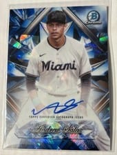 2025 Bowman Chrome Sapphire Edition Selections Autographs Andrew Salas #SSA-AS card