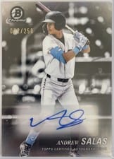 2025 Bowman Draft Achromatic Autographs Andrew Salas #AA-AS card