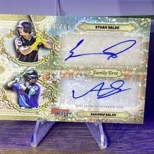 2025 Bowman's Best Family Tree Dual Autographs Andrew Salas/Ethan Salas #FDA-SA card
