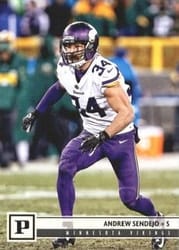2018 Panini Base Set Andrew Sendejo #187 card