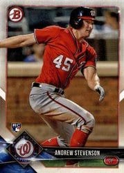 2018 Bowman Base Set Andrew Stevenson #85 card