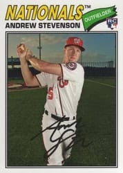 2018 Topps Archives Base Set Andrew Stevenson #154 card