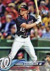2018 Topps Base Set Andrew Stevenson #261 card