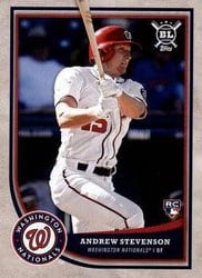 2018 Topps Big League Base Set Andrew Stevenson #67 card