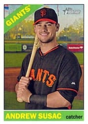 2015 Topps Heritage Base Set Andrew Susac #31 card