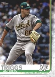 2019 Topps Base Set Andrew Triggs #565 card