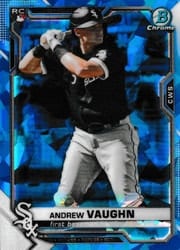 2021 Bowman Chrome Sapphire Edition Base Set Andrew Vaughn #5 card