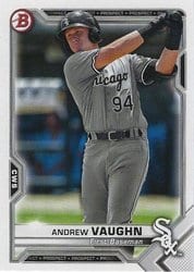 2021 Bowman Prospects Andrew Vaughn #BP-88 card