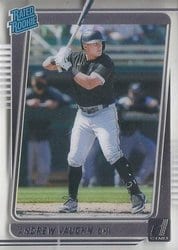 2021 Panini Chronicles Clearly Donruss Andrew Vaughn #18 card