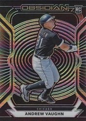 2021 Panini Chronicles Obsidian Andrew Vaughn #7 card