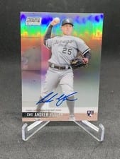 2021 Stadium Club Chrome Autographs Andrew Vaughn #SCCAV-AV card