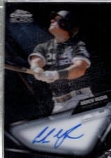 2021 Topps Chrome Black Autographs Andrew Vaughn #CBA-AV card