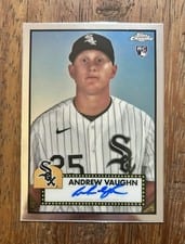 2021 Topps Chrome Platinum Anniversary Autographs Andrew Vaughn #PA-AVA card