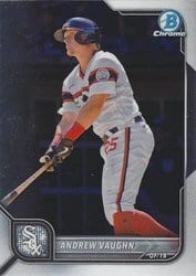 2022 Bowman Chrome Base Set Andrew Vaughn #41 card