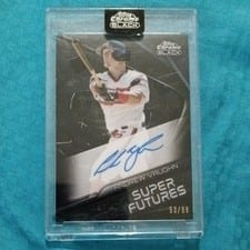 2022 Topps Chrome Black Super Futures Autographs Andrew Vaughn #SFA-AV card
