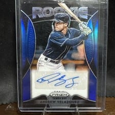 2019 Panini Prizm Rookie Autographs Andrew Velazquez #RA-AV card