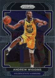 2021-22 Panini Prizm Base Set Andrew Wiggins #155 card