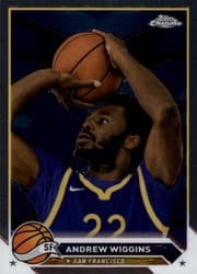 2023-24 Topps Chrome Base Set Andrew Wiggins #28 card