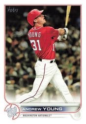 2022 Topps Base Set Andrew Young #404 card