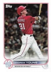 2022 Topps Mini Base Set Andrew Young #404 card