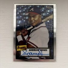 2021 Topps Chrome Platinum Anniversary Autographs Andruw Jones #PA-AJ card