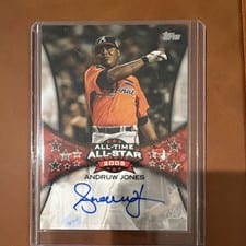 2023 Topps 1988 Topps Baseball All-Star Autographs Andruw Jones #88ASA-AJO card