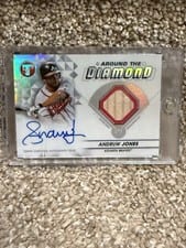 2023 Topps Pristine Around the Diamond Autograph Relics Andruw Jones #ADR-AJ card