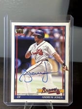 2026 Topps 1991 Topps Autographs Andruw Jones #91A-DRU card