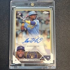 2023 Topps Chrome Update Autograph Andruw Monasterio #AC-AM card