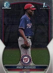 2023 Bowman Chrome Prospects Andy Acevedo #BCP-237 card