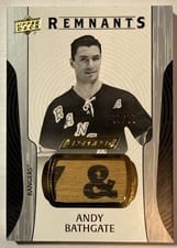 2024-25 Upper Deck Engrained Icons Remnants Andy Bathgate #R-AB card