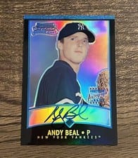 2001 Bowman Chrome Andy Beal #344 card