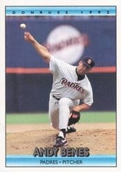 1992 Donruss Base Set Andy Benes #524 card