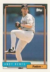 1992 Topps Base Set Andy Benes #682 card