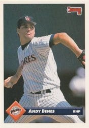 1993 Donruss Base Set Andy Benes #22 card