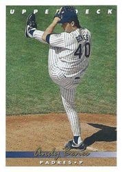 1993 Upper Deck Base Set Andy Benes #261 card