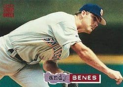 1994 Stadium Club Base Set Andy Benes #102 card