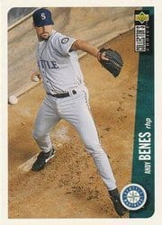 1996 Collector's Choice Base Set Andy Benes #317 card