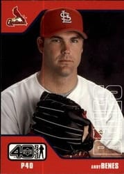 2002 Upper Deck 40-Man Base Set Andy Benes #570 card