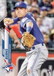 2020 Topps Update Base Set Andy Burns #U-177 card