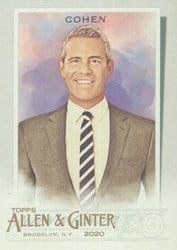 2020 Topps Allen & Ginter Base Set Andy Cohen #242 card