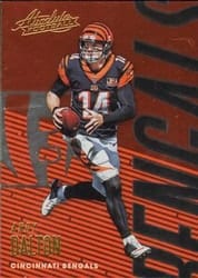 2018 Panini Absolute Base Set Andy Dalton #19 card
