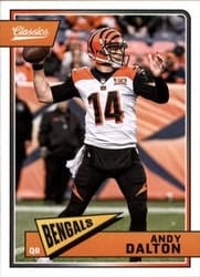 2018 Panini Classics Base Set Andy Dalton #20 card